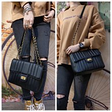 「 二手包 」 真皮掀蓋斜背包（黑）260 歷史價格詳細信息