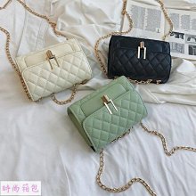 ❥小香金釦菱格紋包〔3色〕❥春夏女裝新款韓版INS韓系女裝 小香包 小包 斜背包 手提包 手拿包 鏈條包 小香 氣質包包-時尚箱包 價格比較,價格查詢,歷史價格詳細信息