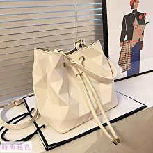 抽帶水桶包女2018新款百搭時尚單肩包復古呢子斜挎小包女包潮 歷史價格詳細信息