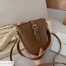 韓版時尚水桶包 菱格鏈條包 斜背包 小香風肩背包 女包-予你優選 歷史價格詳細信息