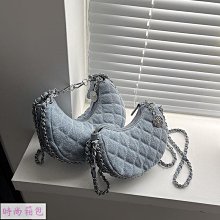菱格鏈條包包女2024新款潮夏季時尚馬鞍包法國小眾百搭ins斜揹包-李李 韓國女裝 歷史價格詳細信息