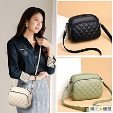 小包包 女2024新款菱格簡約軟皮女斜背包  斜背包 迷你小包 側背包女 小香風斜背包 斜背包  包包 素色斜背包 斜肩-陽光優選 歷史價格詳細信息