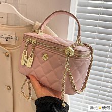 小香風盒子包包女2024新款高顏值壓痕手提包法式氣質高級感斜背包-悅享樂購滿599免運 歷史價格詳細信息