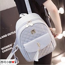 復古學院格子雙肩包包女秋冬2023新款潮韓國呢子揹包大容量水桶包 歷史價格詳細信息