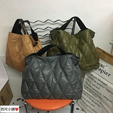 棉服包新款菱格繡線大容量太空包  高級質感包包百搭款女托特包餃子包單肩腋下包-悅享樂購滿599免運 歷史價格詳細信息