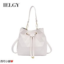 抽帶水桶包 珍珠手提包 2024夏季包包女 女生斜背包 小號手機包斜背包 菱格肩背包 休閒時尚側背包 ins風-時尚箱包 歷史價格詳細信息