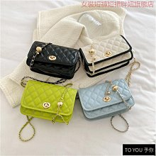 時尚風菱格鏈條包包2024新款女包斜跨小包側背包簡約時尚迷你水桶包-時尚箱包 歷史價格詳細信息