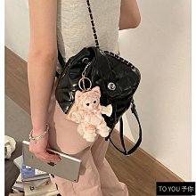 小香風菱格鏈條後揹包質感洋氣包包女 新款潮韓版百搭時尚雙肩揹包 可手提側背包 斜背包 歷史價格詳細信息