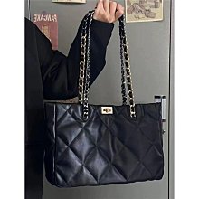 小香風❤️ PU皮方釦菱格托特包包上課通勤鏈條單肩包 價格比較,價格查詢,歷史價格詳細信息