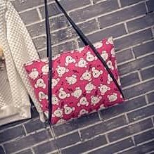 ///可愛娃娃///~韓版淑女包~鱷魚紋手提包~斜背包~方包~紅色~黑色---約29公分 歷史價格詳細信息