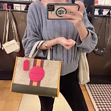 新款Dempsey Bucket水桶包馬卡龍提花圓餅抽帶帆布單肩斜挎包 coach包大牌同款妖精 歷史價格詳細信息