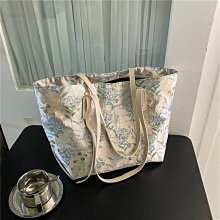 質感通勤大容量托特包包女夏  潮小花復古簡約單肩包大包 歷史價格詳細信息