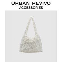 URBAN REVIVO2023秋冬新款女士休閑學院褶皺單肩腋下包UAWB30111_佳美優品 歷史價格詳細信息