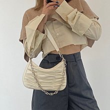 小眾設計褶皺包拉繩個性尼龍包韓版2024夏季新款潮流休閒單肩包女 歷史價格詳細信息