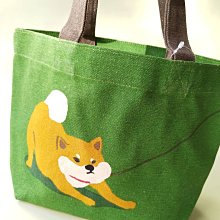 現貨 日本 柴犬 柴田狗 阿財狗 手提袋 手提包 便當袋 外出小物包 日本空運~小太陽日本精品 歷史價格詳細信息