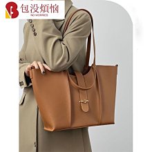 大容量高級質感軟皮托特包2024新款學生上課通勤簡約手提單肩包女【心願便利店】 歷史價格詳細信息