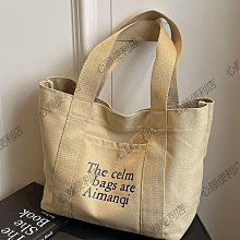 帆布包包2024新款時尚爆款托特包女大容量休閑百搭上課通勤斜挎包【心願便利店】 歷史價格詳細信息