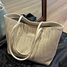 包包女托特包大容量2024新款包包時尚百搭高級感帆布單肩包通勤包-心願便利店 歷史價格詳細信息