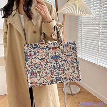 女包帆布包斜背包托特包斜背包日系帆布包女大學生上課ins慵懶風大容量單肩斜挎小眾刺繡托特包--麥包包 歷史價格詳細信息