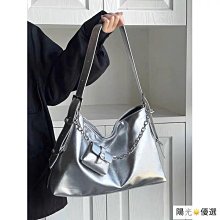 銀色包包 超火荔枝紋手提水桶小包包女2024新款百搭夏天斜挎小包外出小拎包-李李 韓國女裝 歷史價格詳細信息