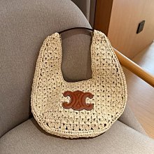 頂級 celin ce家凱旋門材質trlomphe 材質塗層帆布 拼牛皮 水桶包斜挎斜背包 大號3327小號30＊22 流行 歷史價格詳細信息