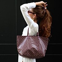 GOYARD 閱讀狗印花logo塗料帆布&牛皮翻轉兩面用購物包-迷你/深灰 歷史價格詳細信息