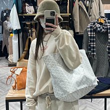 GOYARD 閱讀狗印花logo塗料帆布&牛皮翻轉兩面用購物包-迷你/深灰 歷史價格詳細信息