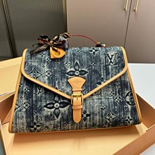 『瑤瑤代購』L家 牛仔包 最新款 頂級貨 原單大牌牛仔豌豆包marel中古包單肩斜挎包腋下包麻將包42HJ530 歷史價格詳細信息