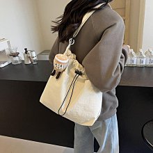 帆布包包女大容量2024新款夏天百搭女包質感單肩包上課通勤托特包-心願便利店 歷史價格詳細信息