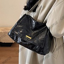 高級感復古包包女2024新款春季質感單肩包大容量通勤鏈條包托特包【心願便利店】 歷史價格詳細信息