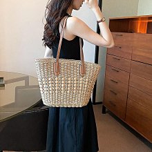 大容量草編包法式小眾編織包夏海邊度假沙灘包手提單肩托特包 價格比較,價格查詢,歷史價格詳細信息