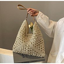 鏤空草編包包女 2023海邊度假沙灘斜跨小包 藤編織藝文手提包-包沒煩惱 歷史價格詳細信息