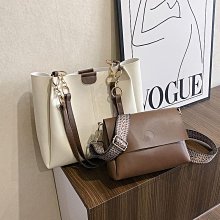 大容量書包兩件套女日系小清新奶油色初中高中學生雙肩包森系背包 歷史價格詳細信息