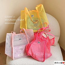 透明防水包 沙灘包???? 小熊復古可愛刺繡透明網紗手提袋清新少女心雜志購物袋沙灘手提包 果凍包 手提包 游泳包 海灘包-予你優選 歷史價格詳細信息