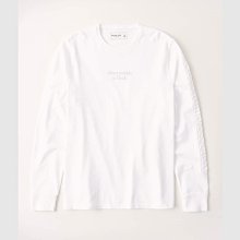 A&F 男生 薄寬鬆純棉長袖t恤 電繡logo 黑色 abercrombie fitch af BUYSOME I023 歷史價格詳細信息