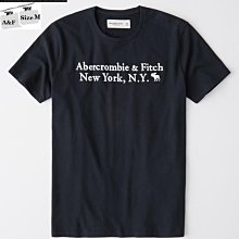 Abercrombie & Fitch 立體英文刺繡字樣T恤 / L / 0427 歷史價格詳細信息