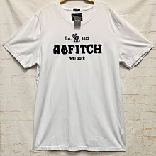 全新 AF A&F Abercrombie & Fitch 麋鹿 低領 U領 抽繩 連帽 短袖 運動衫 帽T 奶油色 S 歷史價格詳細信息