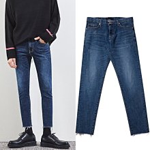 正韓 水洗不修邊 窄直筒 九分牛仔褲 (H777) YUPPIE 預購商品 1206 歷史價格詳細信息