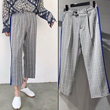 [So~What]東大門ByTheR韓製ASCLO區塊切割撞色立體3D車線留鬚不收邊微破損彈性9分牛仔褲 車銀優 劉亞仁 歷史價格詳細信息