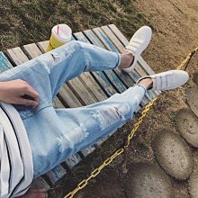 百搭款水洗刷破寬鬆版型設計牛仔外套 牛仔夾克 男生牛仔外套 (MCRB1080)【FIZZE】 歷史價格詳細信息