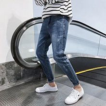 磨白時尚牛仔褲女2024春季冰珠重工設計感翻邊鑲鑽牛仔直筒褲女 歷史價格詳細信息