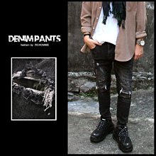 破膝牛仔褲 高彈刀割褲 韓系水洗破壞顯瘦窄管牛仔褲 單寧【S09N4189】現貨+預購 歷史價格詳細信息