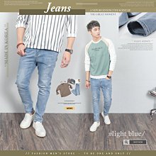 下殺774。SW。【K91671】正韓PES韓國製 抽鬚破壞 內補丁 附編織吊飾 彈性單寧布 窄身 彈性牛仔單寧褲 GD 歷史價格詳細信息