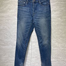 RAGEBLUE 窄管牛仔褲 直筒褲 休閒褲  牛仔褲 工作褲 長褲 日本服飾品牌 九成新 淺灰色 正品 歷史價格詳細信息