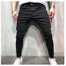 【型男會社】0516 QKN 新款男士歐美小直筒修身牛仔褲破洞水洗牛仔褲男磨破牛仔褲男 歷史價格詳細信息