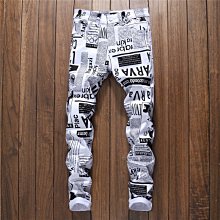 【型男會社】0518 BPFZ 秋冬新款潮男褲彈力迷彩拼接拼色修身牛仔褲中腰男裝褲子3132 歷史價格詳細信息