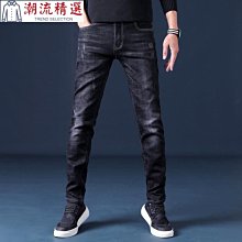 大尺碼 彈力褲腰 牛仔褲 男 秋季直筒寬鬆簡約加肥大尺碼 肥佬彈力褲腰長褲子 歷史價格詳細信息