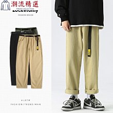 牛仔褲子男士春季韓版寬鬆直筒青年港風ins個性帥氣休閒闊腿長褲 歷史價格詳細信息