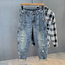 休閑褲男春秋潮牌ins港風寬松運動潮流vibe高街直筒長褲闊腿褲子 歷史價格詳細信息