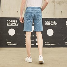 美特斯邦威男士牛仔褲夏季薄款彈力修身直筒九分褲2023夏天潮牌休 歷史價格詳細信息